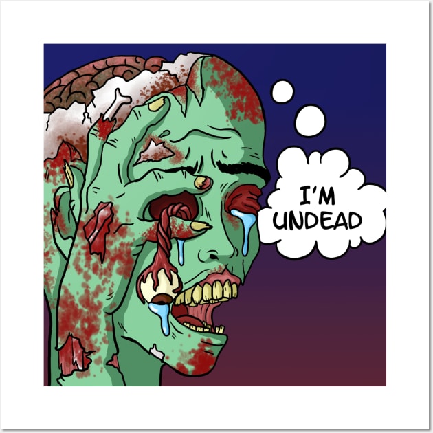 Zombie World Problems Wall Art by SwanStarDesigns